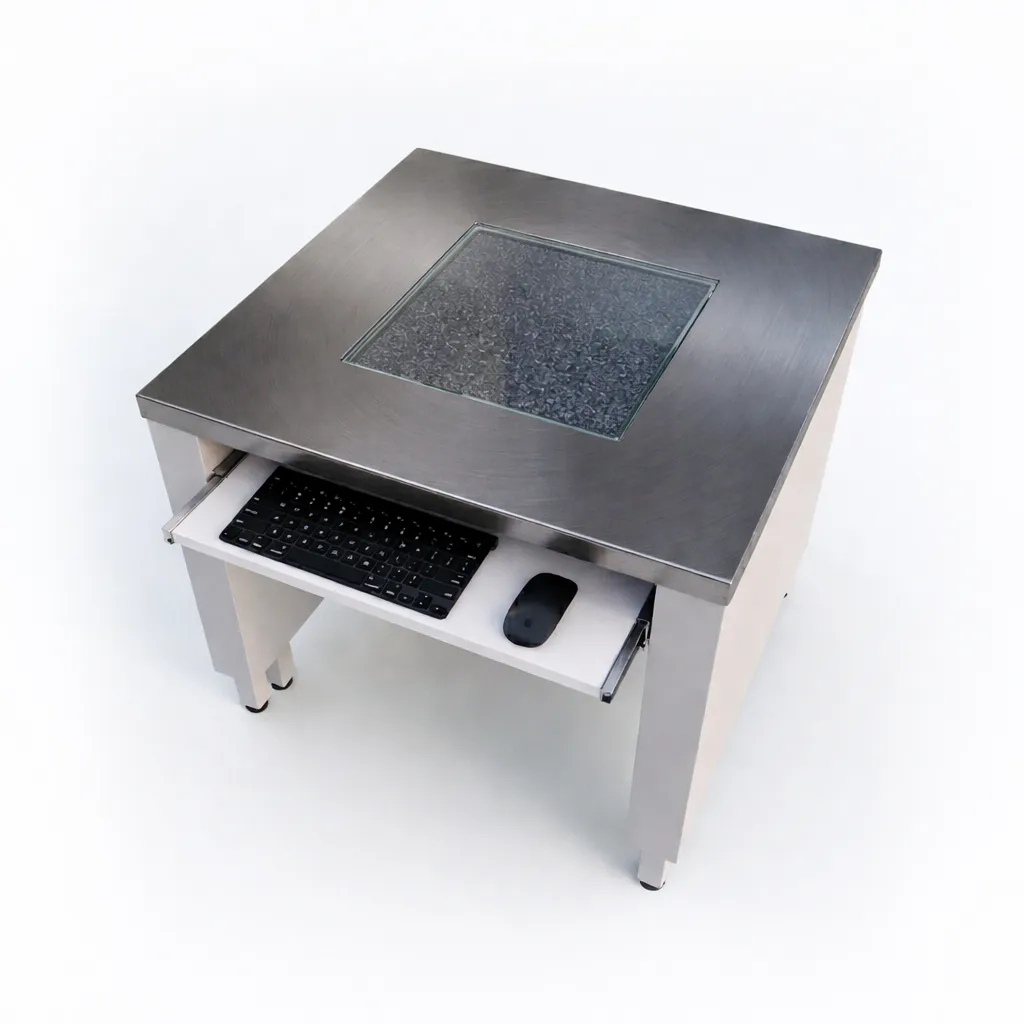 Mesa antivibratoria para balanza